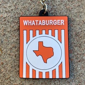 Texas Whataburger Keychain